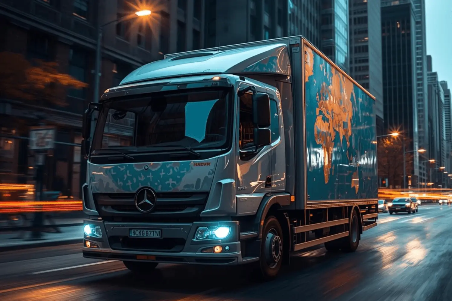 Lastbil och påbyggare