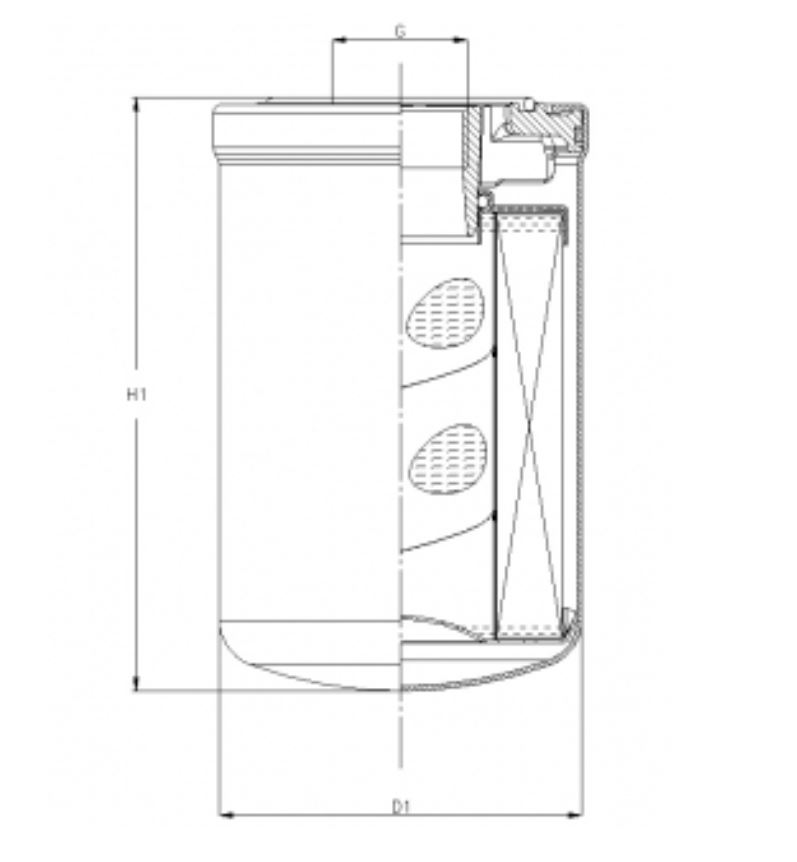 A411G10C0/002 oil filter HyCycle (spin-on)