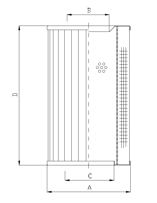 RVR1140B60B hydraulic filter element