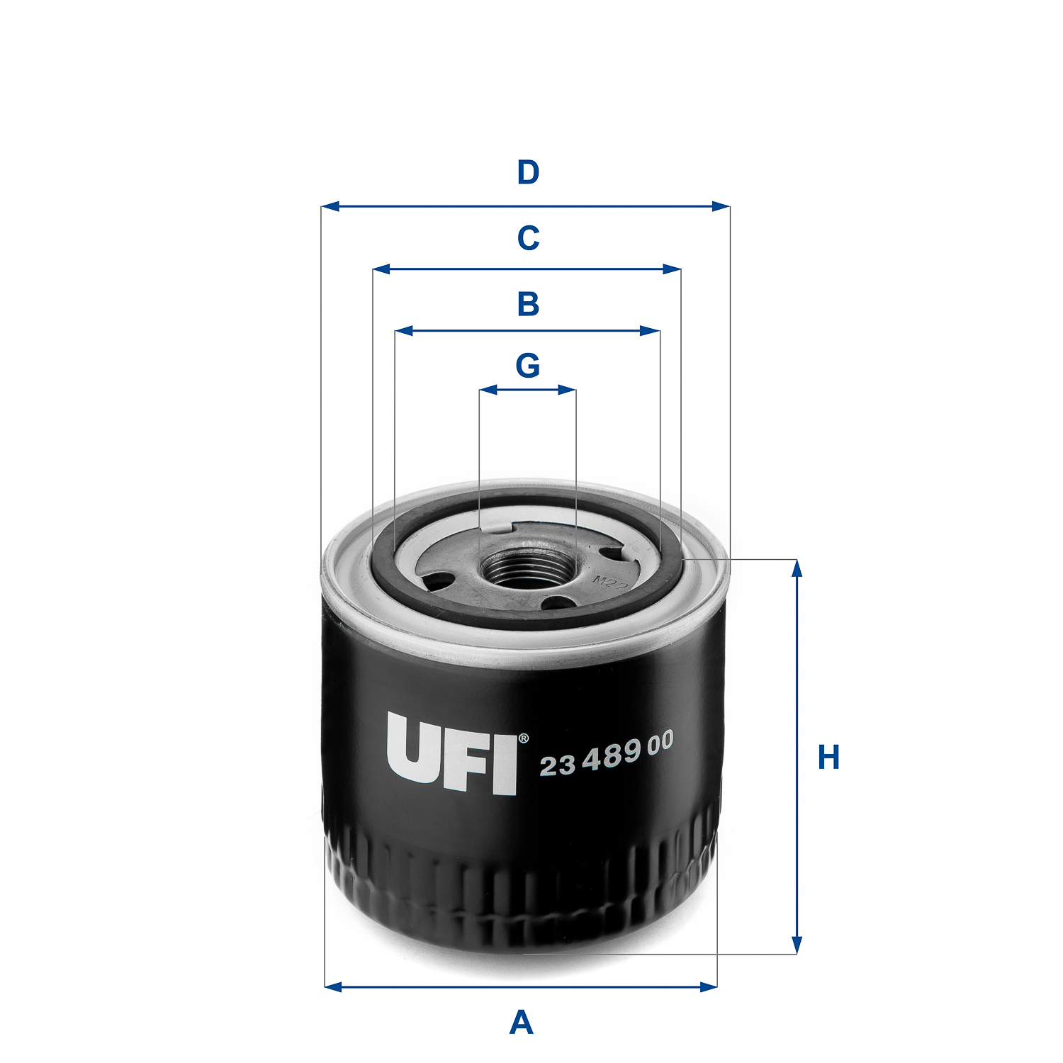 23.489.00 oil filter spin-on