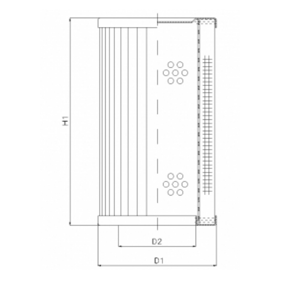 RVR190E20B/2 hydraulic filter element