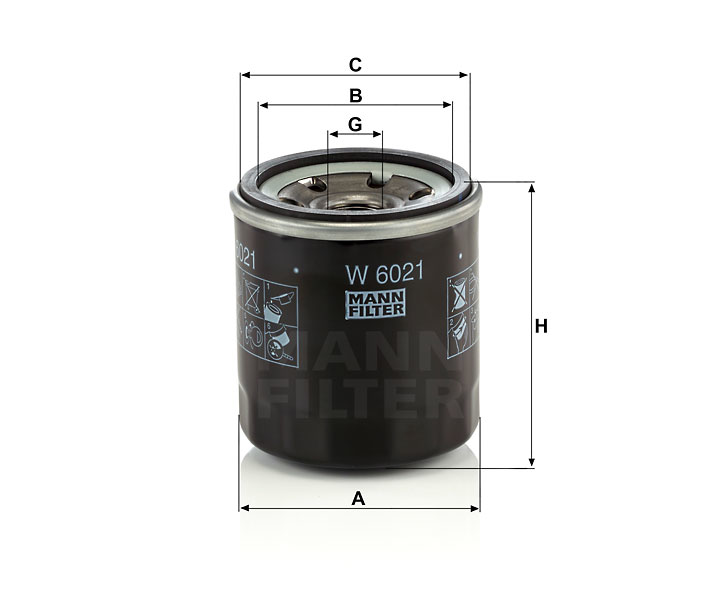 W 6021 oil filter