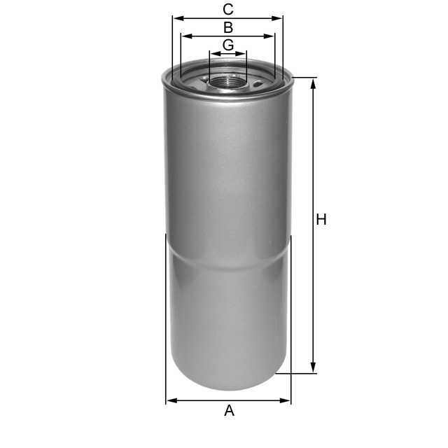 ZP570A oil filter (spin-on)