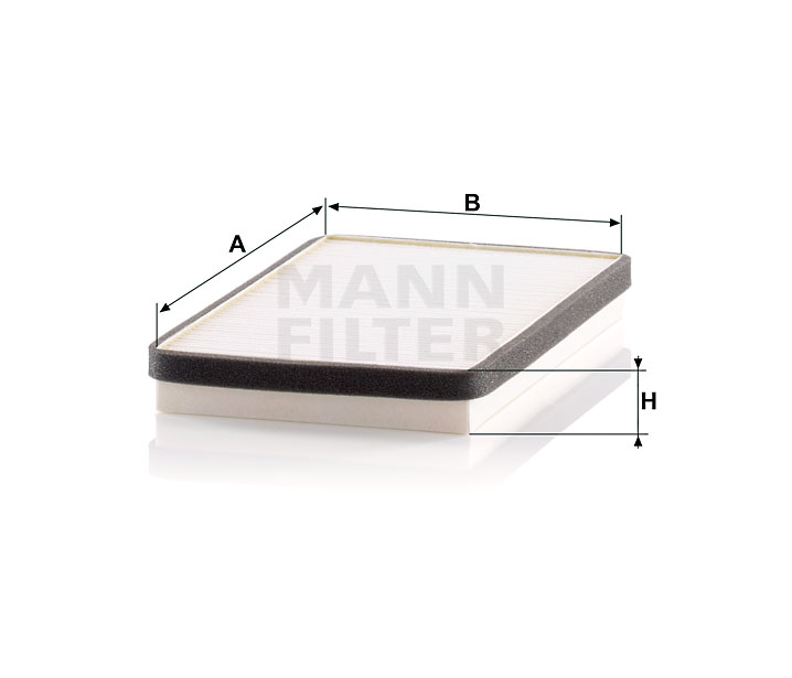 CU 2650 cabin air filter element