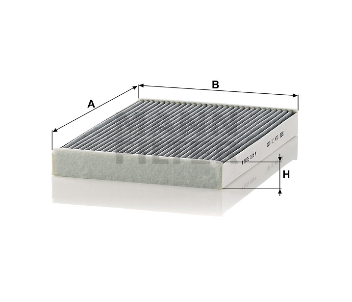 CUK 31 001 cabin air filter (activated carbon)