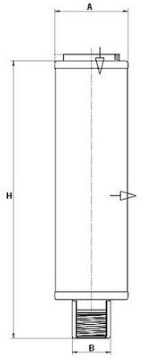 LE 3018 air/oil separator element 49 300 55 311