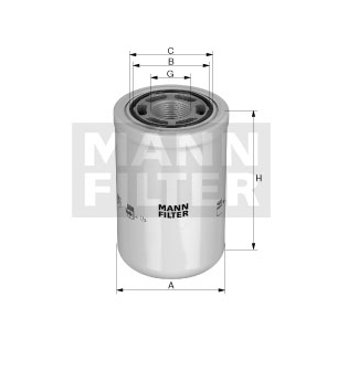 WD 920/9 oil filter (spin-on)