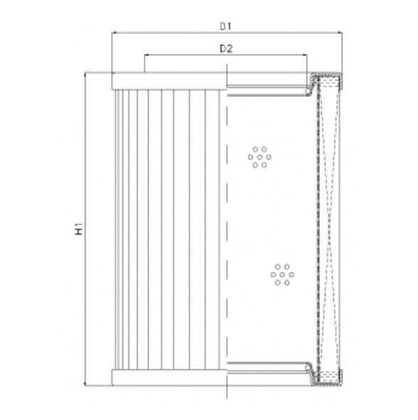 R430T150 hydraulic filter element