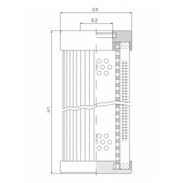 D1100G06BV hydraulic filter element