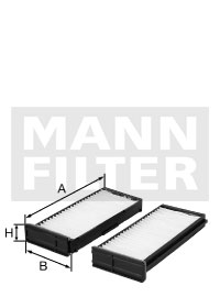 CU 23 000-2 cabin air filter element