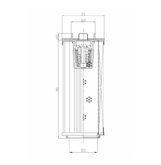 RHR660S25B3/AB1 hydraulic filter element