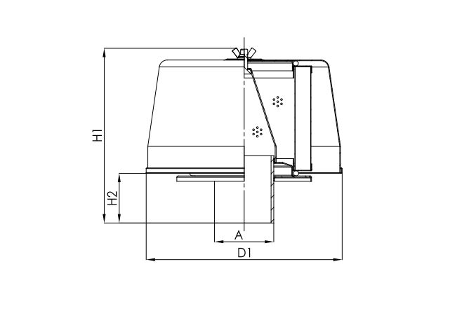 FB150B8C10 air filter (filling / ventilation)