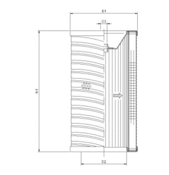 R700T120 hydraulic filter element