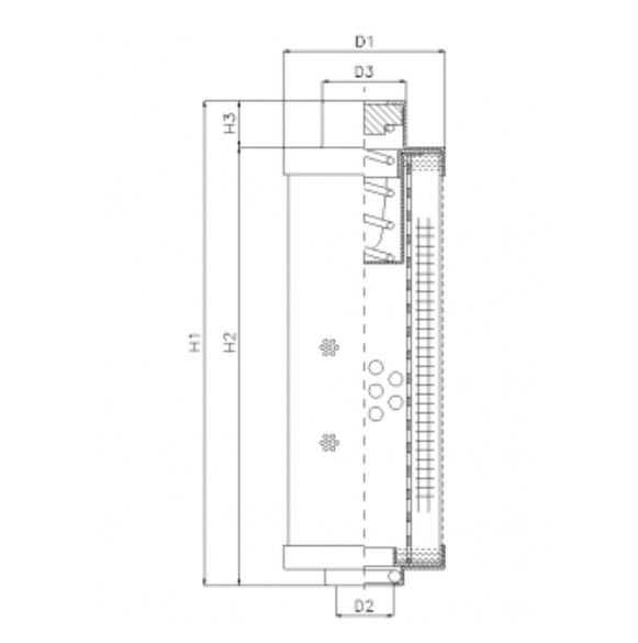 RHR30S25V hydraulic filter element