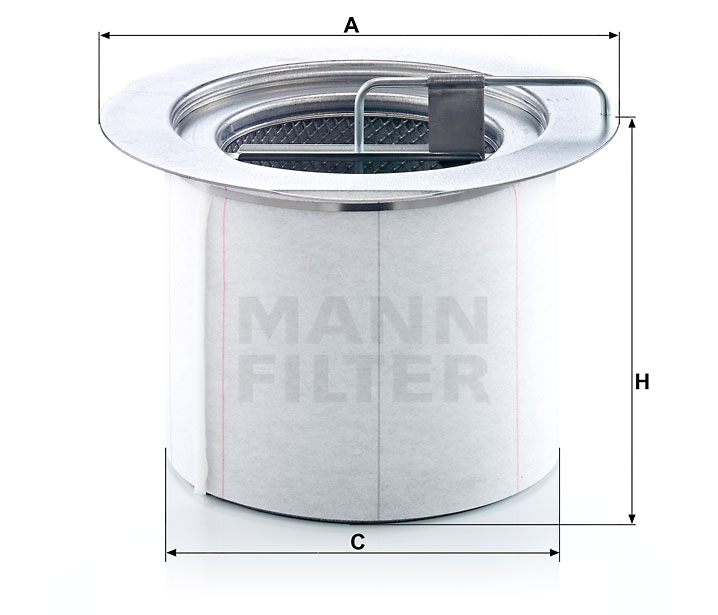 LE 16 015 x air/oil separator element (incl. gasket)