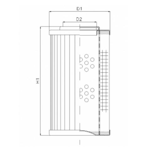 DHD240S100B hydraulic filter element