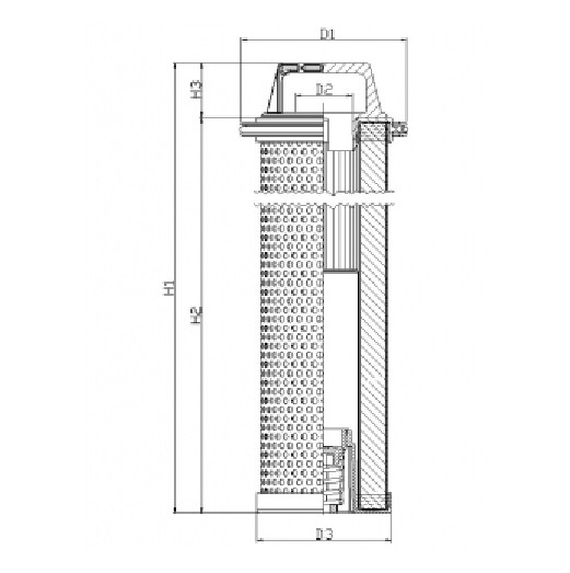 H511G15B2/ESD hydraulic filter element (RLS)