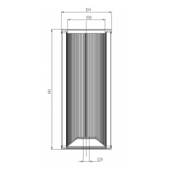 E713G25 hydraulic filter element