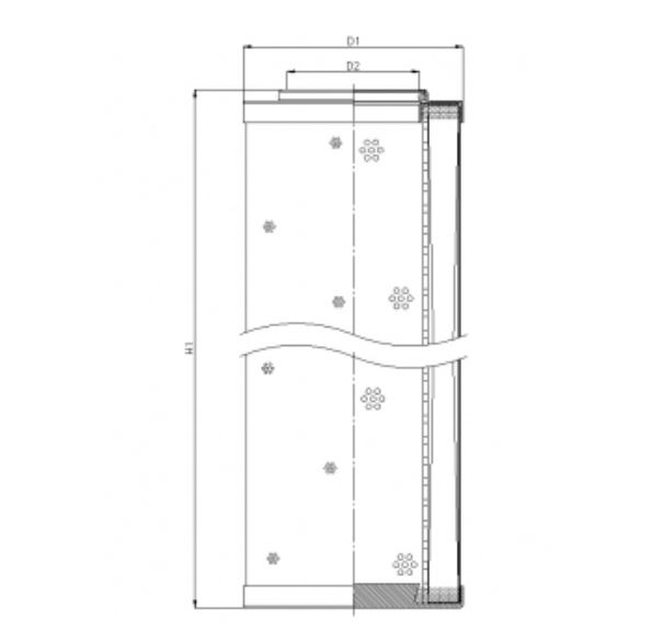 DHD1500G03B hydraulic filter element