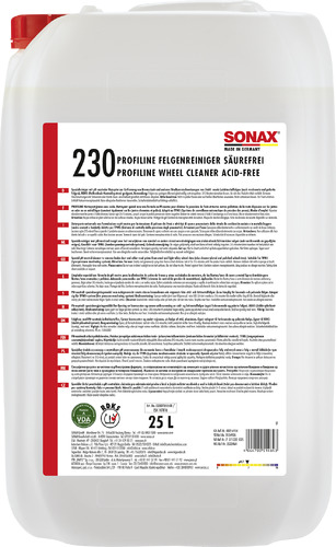 SONAX Wheel Cleaner - 25 L