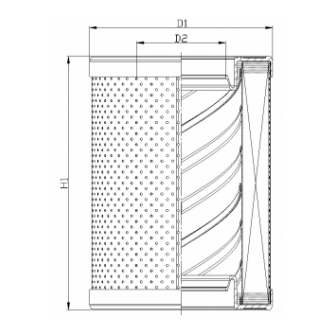 R661C25B0 hydraulic filter element