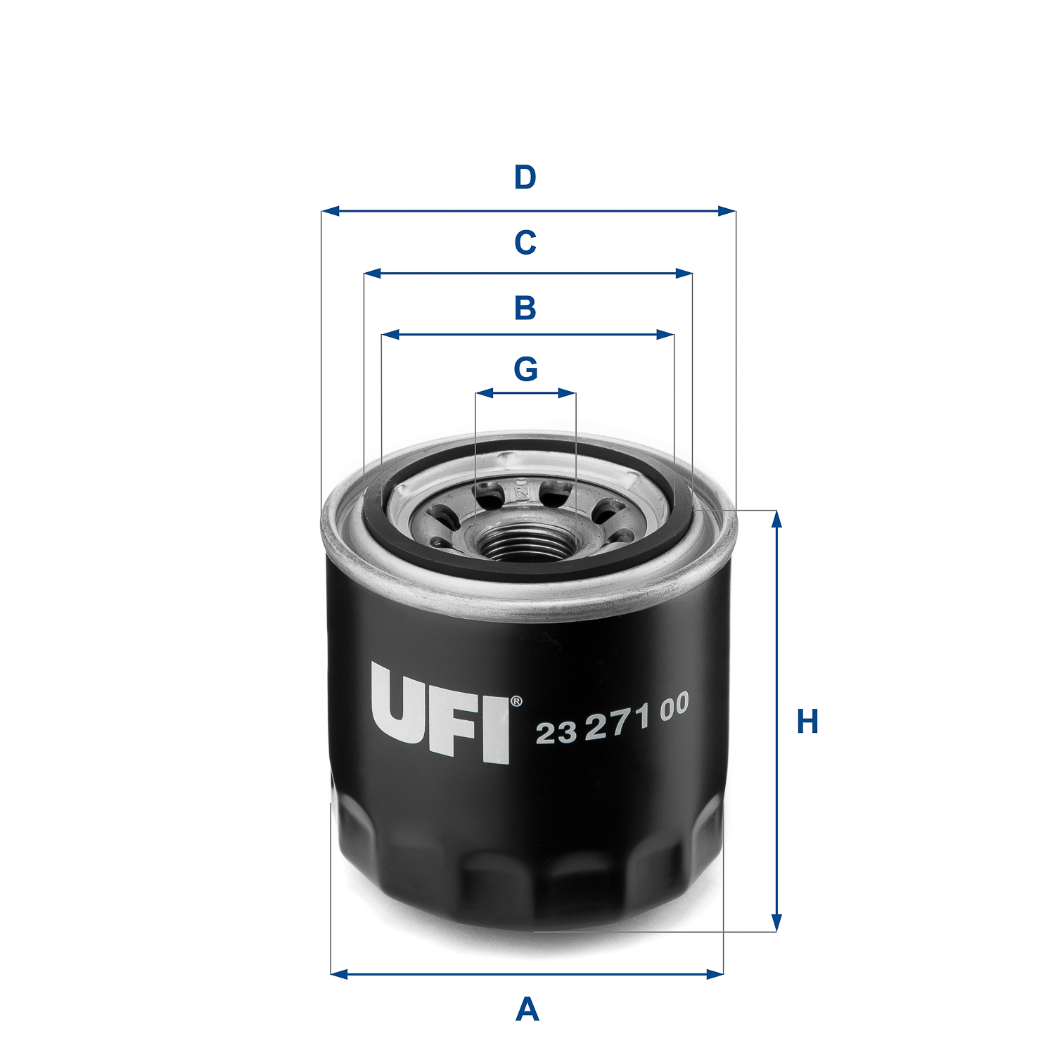 23.271.00 oil filter spin-on