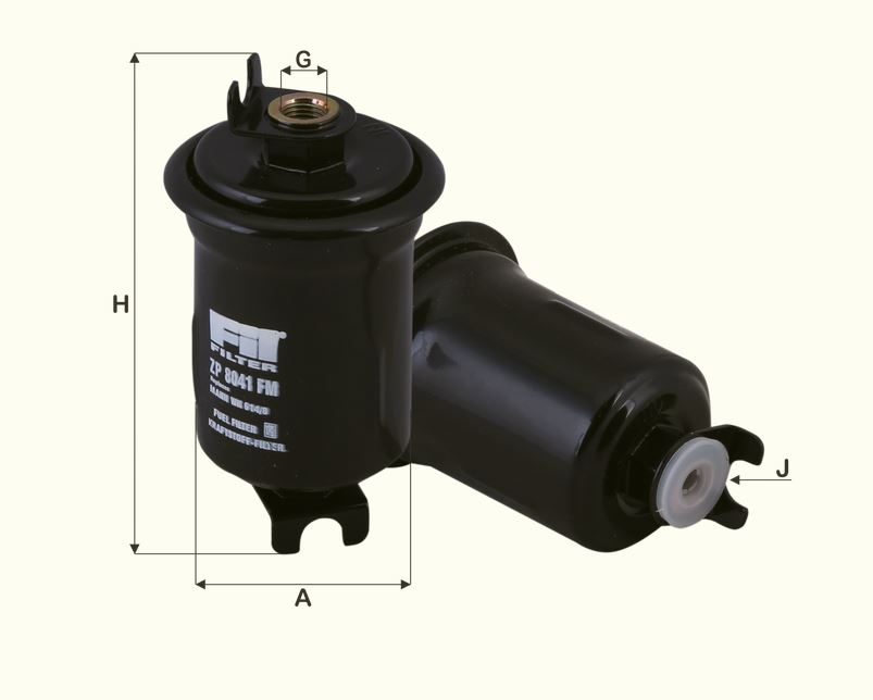 ZP8041FM fuel filter in-line