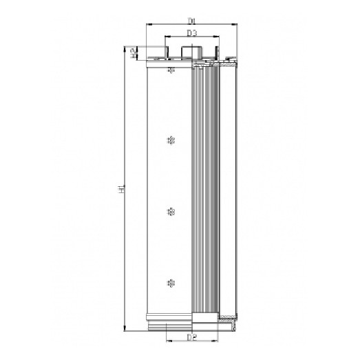 U564G25B0 hydraulic filter element