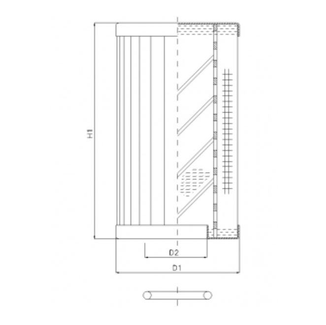 RLR70B130B/5 hydraulic filter element