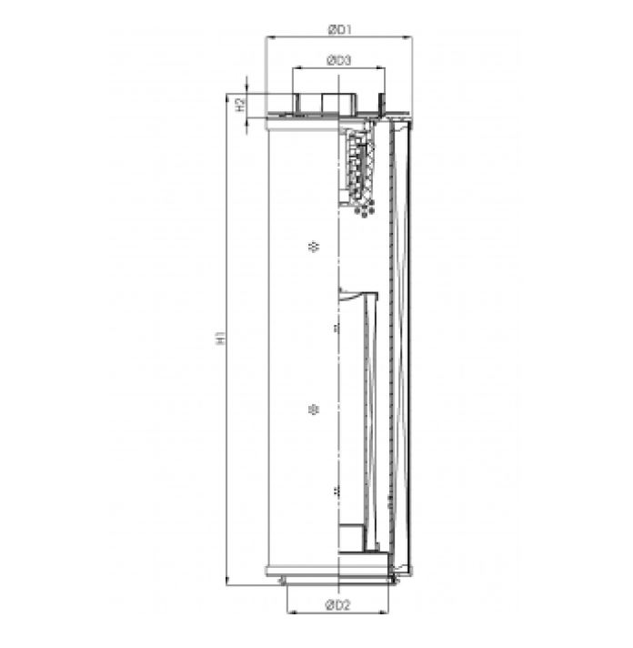 RHR1300G40B4/005 hydraulic filter element