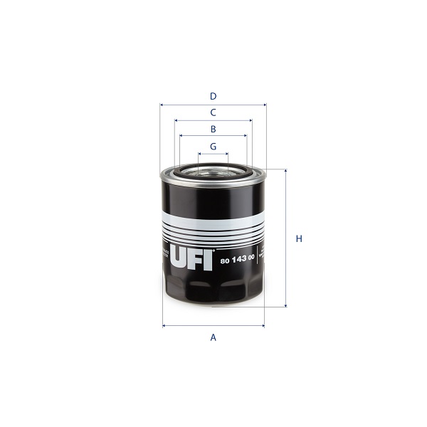 80.143.00 hydraulic filter spin-on