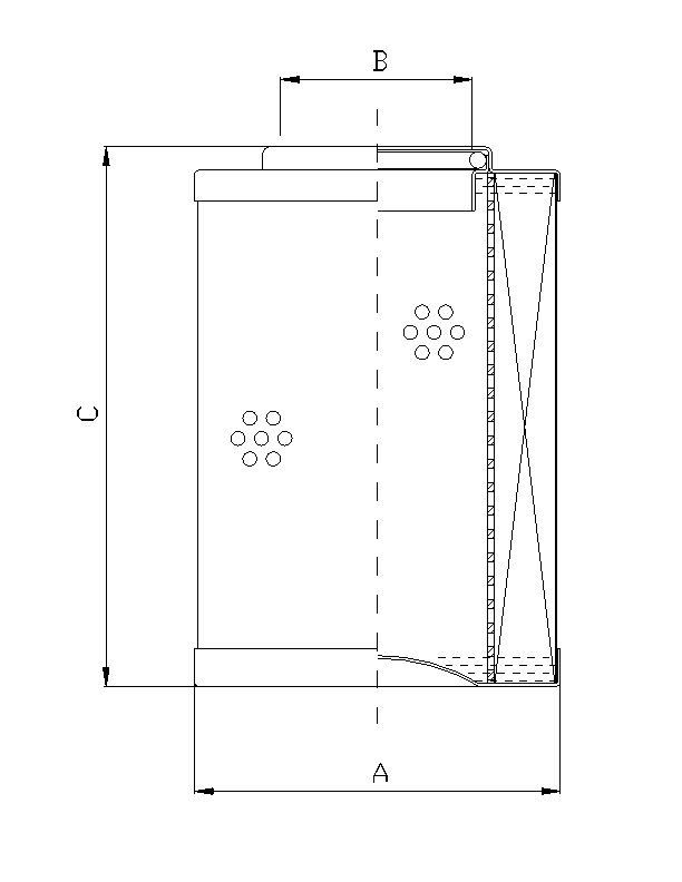 D810C10RA hydraulic filter element