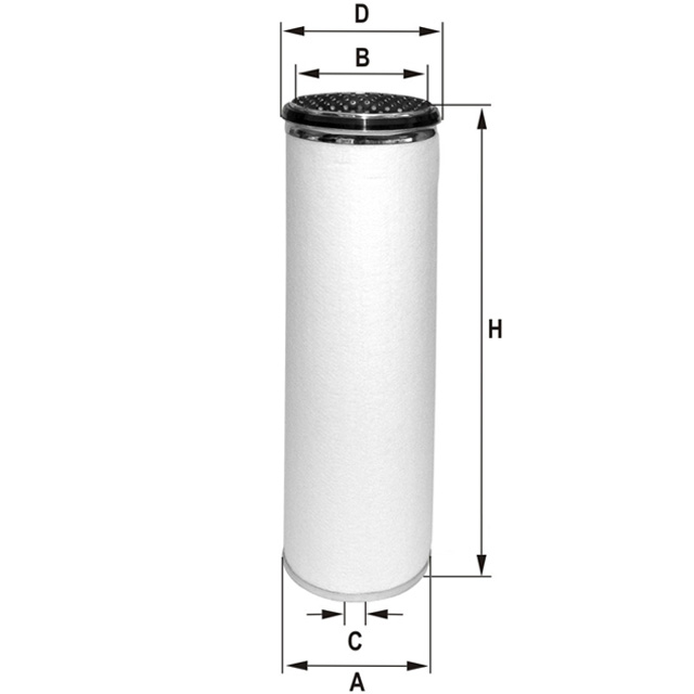 HP4603 air filter element (secondary)