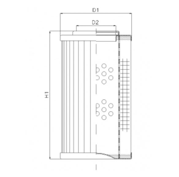 D112T40A hydraulic filter element