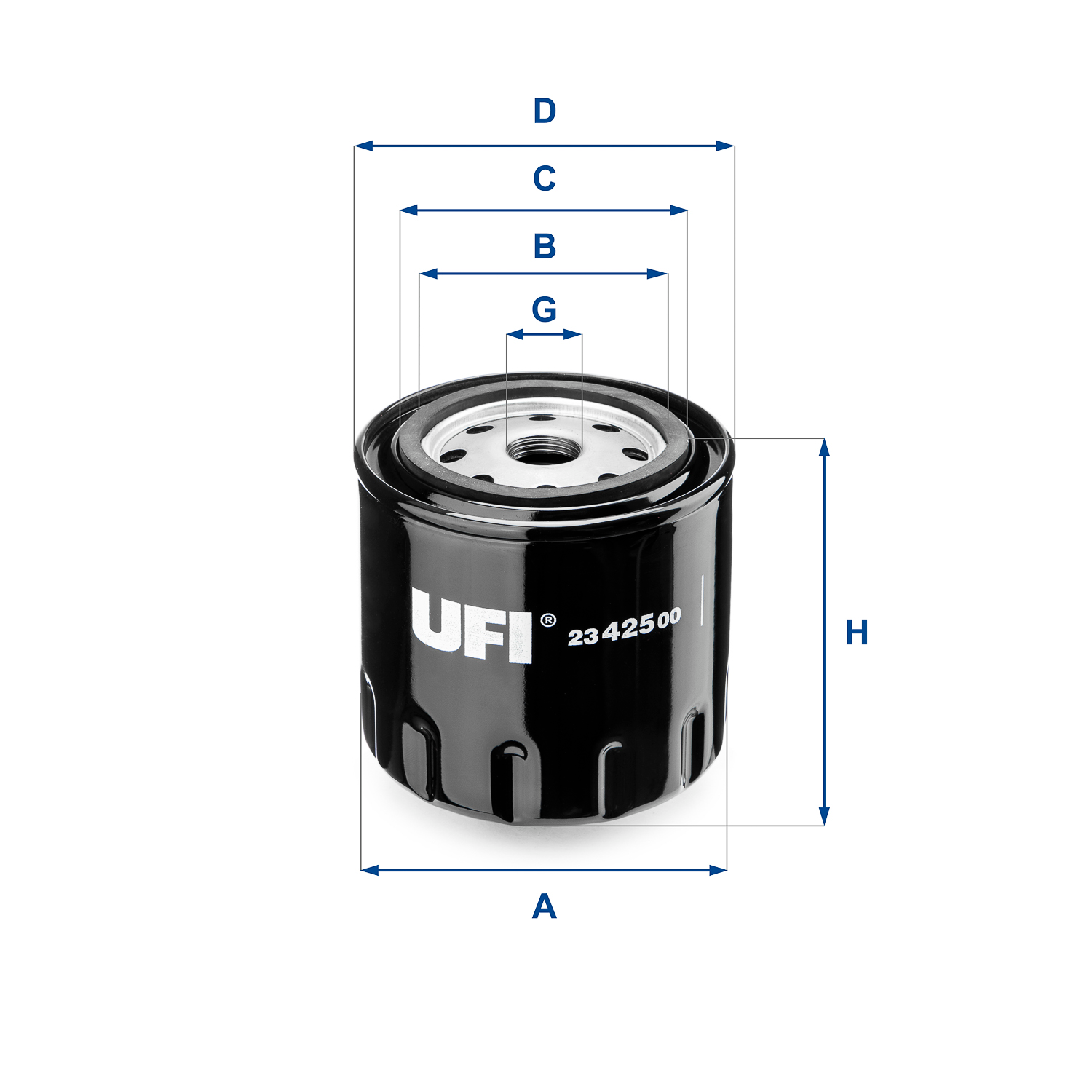 23.425.00 oil filter spin-on