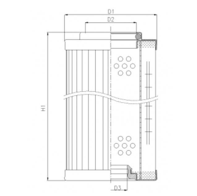 RMR444E03B hydraulic filter element