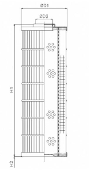 WG958 Hydraulic filter element