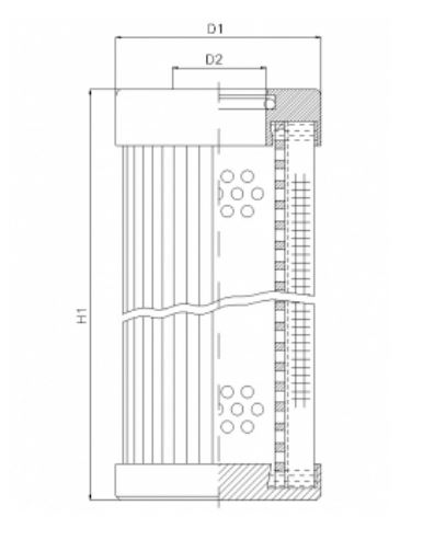 D182G03BV hydraulic filter element