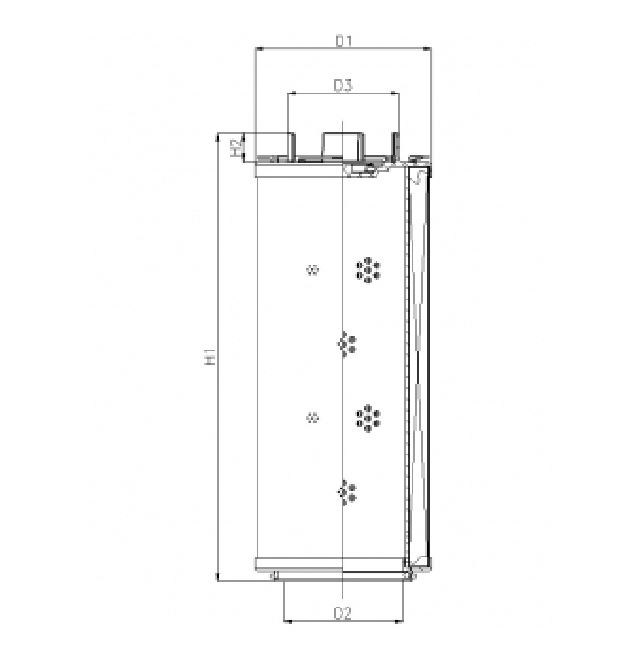 RHR60G10V3/AB1 hydraulic filter element