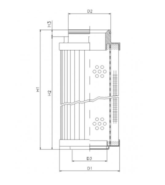 R541G03 hydraulic filter element
