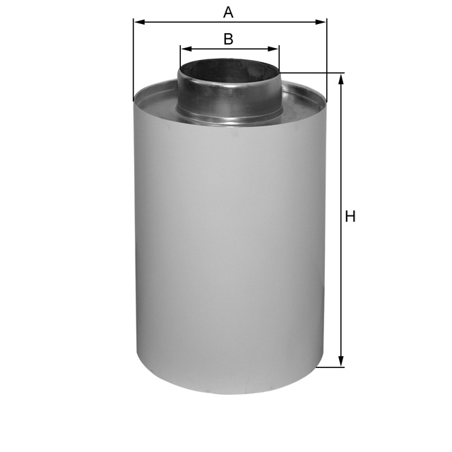 H869 air filter (plug-on filter NW101)