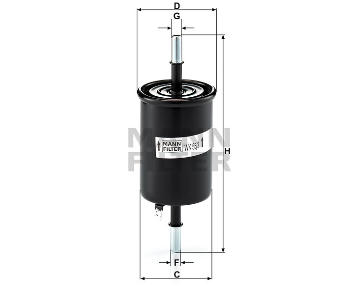 WK 55/3 fuel filter