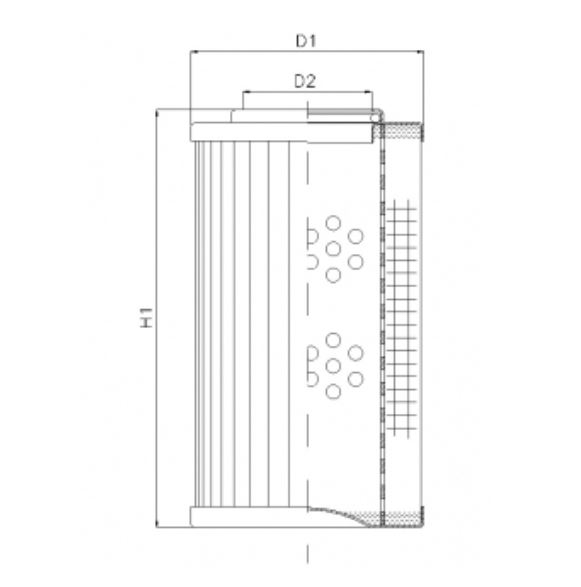 R272T60 hydraulic filter element