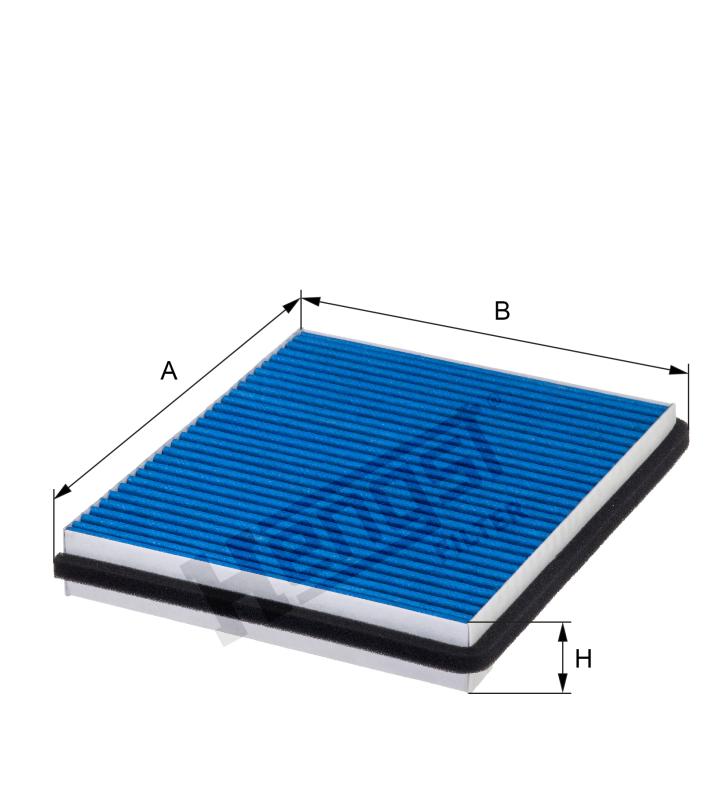 E2962LB cabin air filter element (biofunctional)