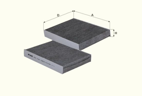 HCK7191 cabin air filter element
