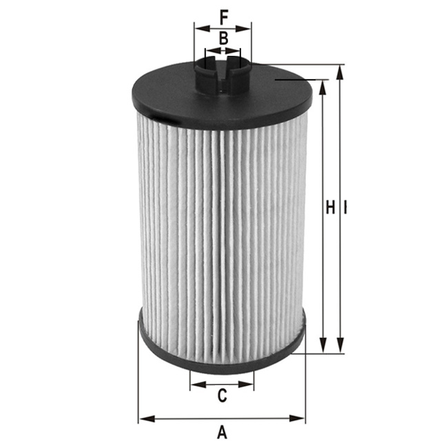 MLE1388 oil filter element (metal-free)