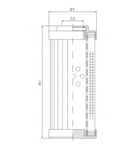 DVD2360F05B hydraulic filter element