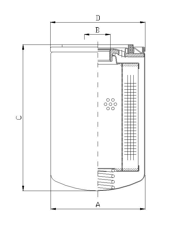 AWG109 oil filter (spin-on)