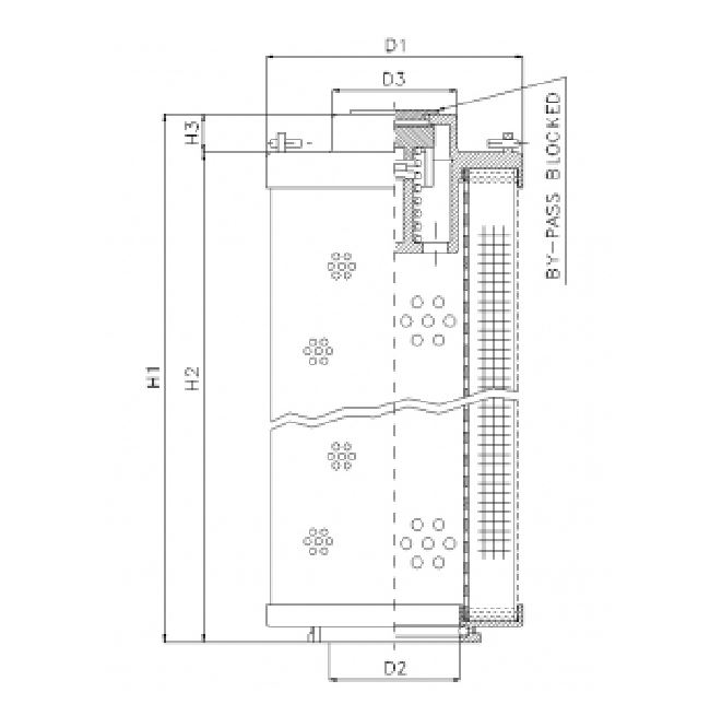 RHR750G20B/5 hydraulic filter element