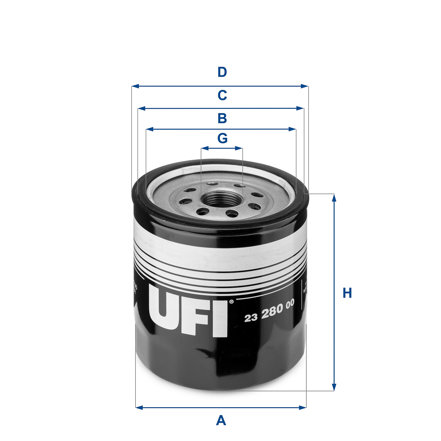 23.280.00 oil filter spin-on